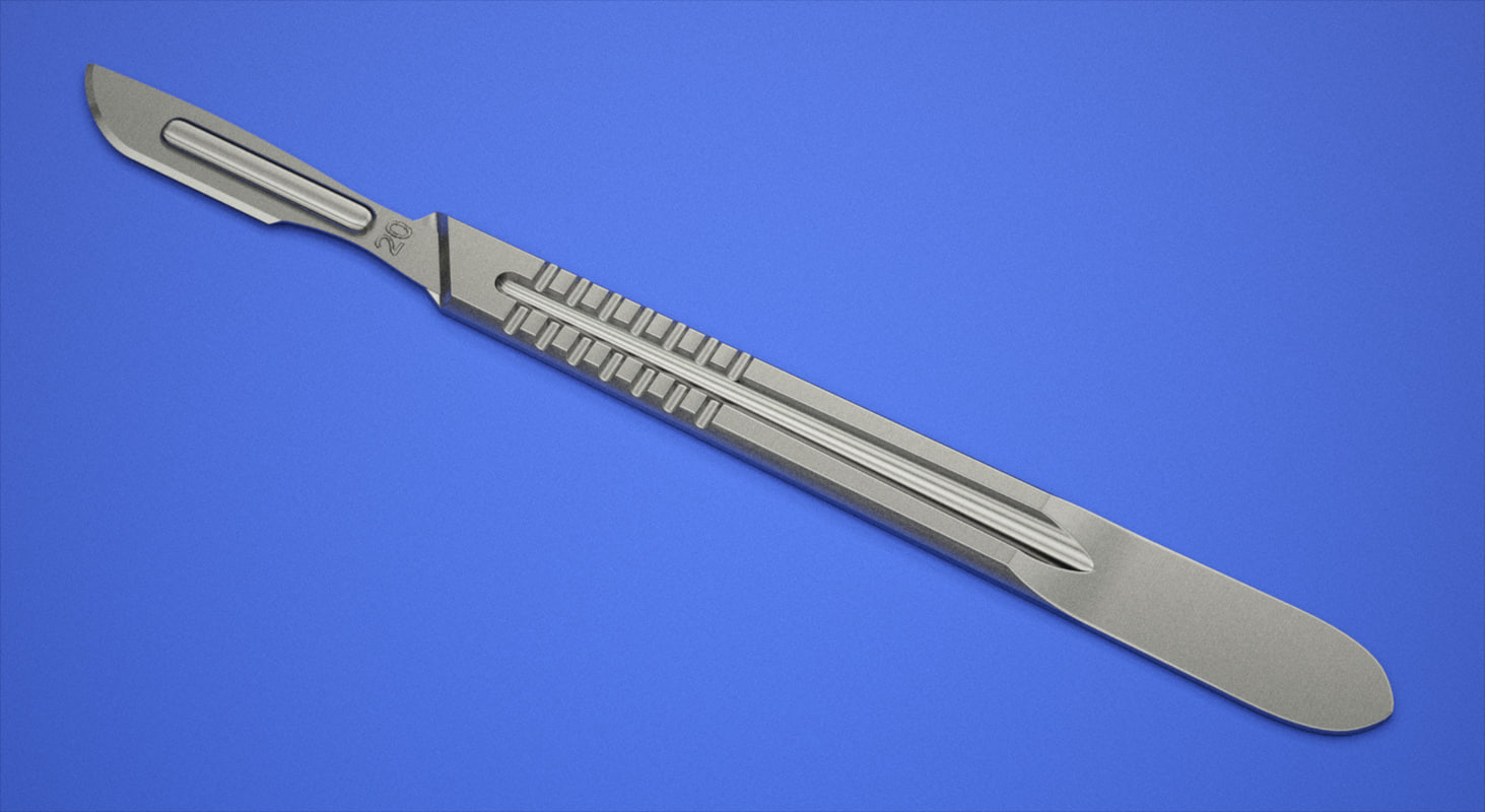 Surgical Scalpel Blades 3d Obj